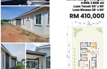 RUMAH BANGLO SETINGKAT UNTUK DIJUAL