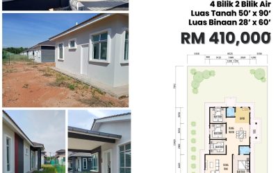 RUMAH BANGLO SETINGKAT UNTUK DIJUAL