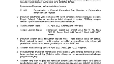 SEBUTHARGA PEMBERSIHAN 10 APRIL 2023