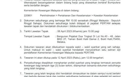 Sebutharga Pertam 3April
