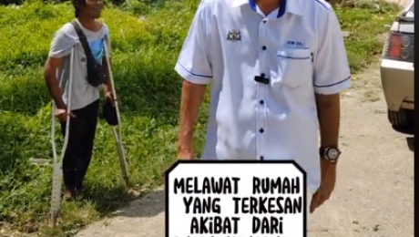 Melawat Rumah Yang Terkesan Akibat Angin Kencang Semalam di Bukit China dan Cherana Putih