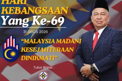 SELAMAT MENYAMBUT HARI KEBANGSAAN KE 69 TAHUN