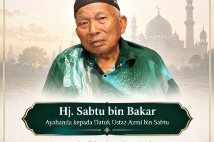 Hj. Sabtu bin Bakar telah kembali ke rahmatullah