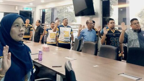 856540506_122281856078166618_873961294242356081_n Pembudayaan nyanyian lagu Negaraku, Melaka Maju Jaya, Pertam Gemilang dan Ikrar Rukun Negara serta Bacaan Doa Dan bacaan Yassin